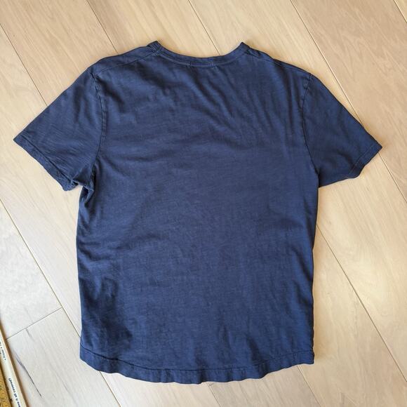 Buck Mason Shirt M Blue Made in USA Casual Streetwear California New York - Picture 8 of 9